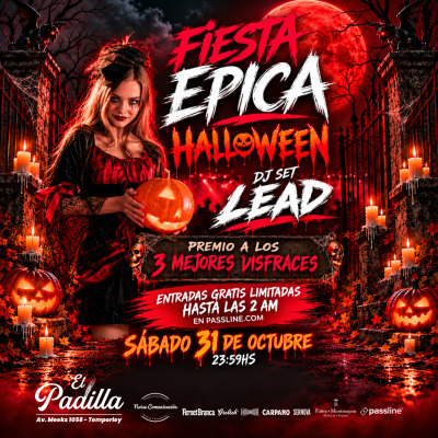 Fiesta Epica edición halloween !