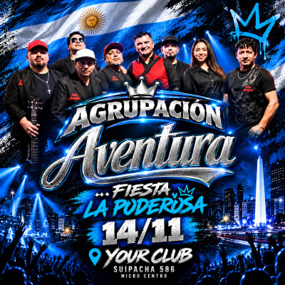 Fiesta la poderosa agrupación aventura