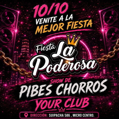 Fiesta la poderosa show en vivo pibes chorros