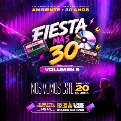 FIESTA MAS 30 VOLUMEN 6 (20/06/2026)