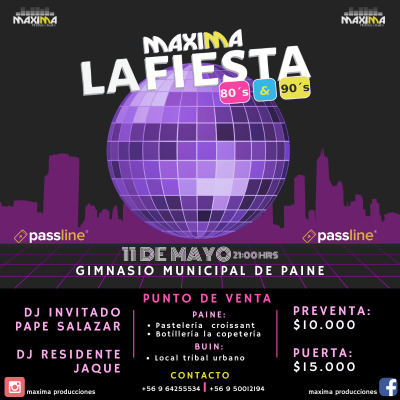 Fiesta Maxima 80´s & 90´s