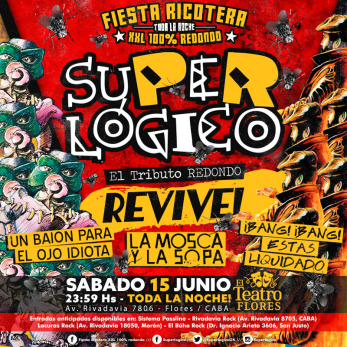 Fiesta Ricotera XXL 100% Redondo - 15 de Junio de 2024