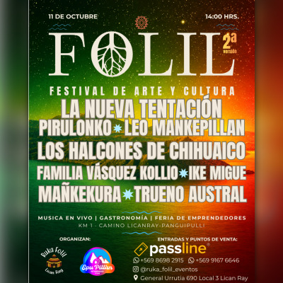 Afiche de Folil Festival 2° Versión Talento Local