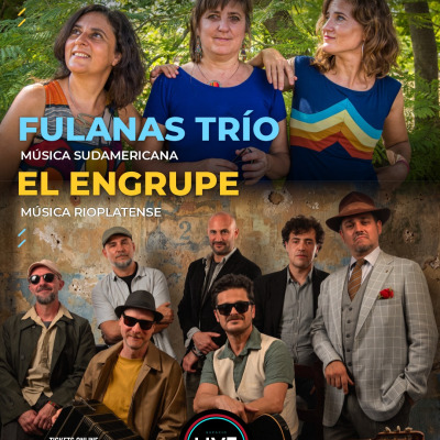 Fulanas Trio + El Engrupe, en Espacio Live