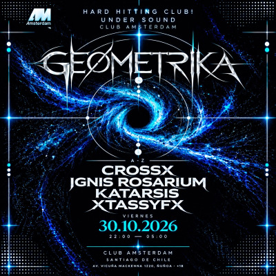 GEØMETRIKA 001 — BORN OF THE NIGHTMARE EN CLUB AMSTERDAM