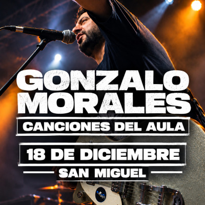 Gonzalo Morales el rock sale del aula