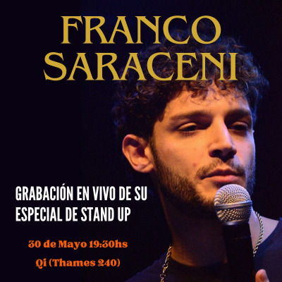 Grabación del especial de stand up: Franco Saraceni, abre Lu Miranda