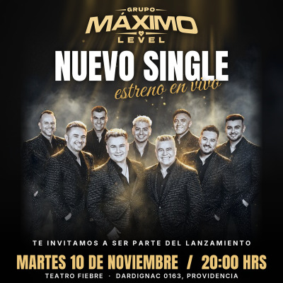 Grupo Máximo Level - Lanzamiento Nuevo Single (En Vivo)