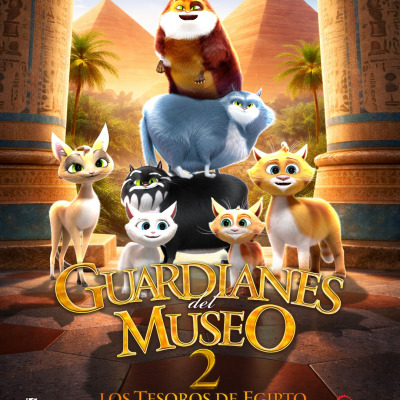 GUARDIANES DEL MUSEO 2: LOS TESOROS DE EGIPTO, DOBLADA, JUEVES 15 A LAS 16.20 HRS