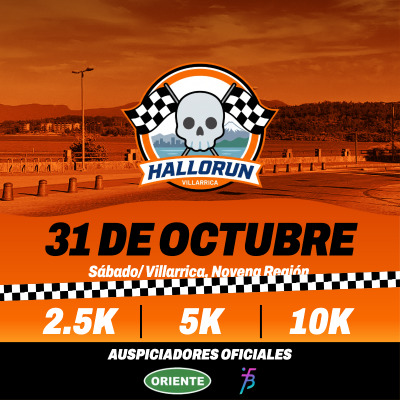 HALLORUN Villarrica 2026 | Corrida de Halloween 2.5K, 5K y 10K