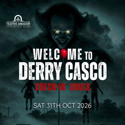 🎈HALLOWEEN DERRY CASCO / TEATRO AMADOR🎃 9PM a 4AM