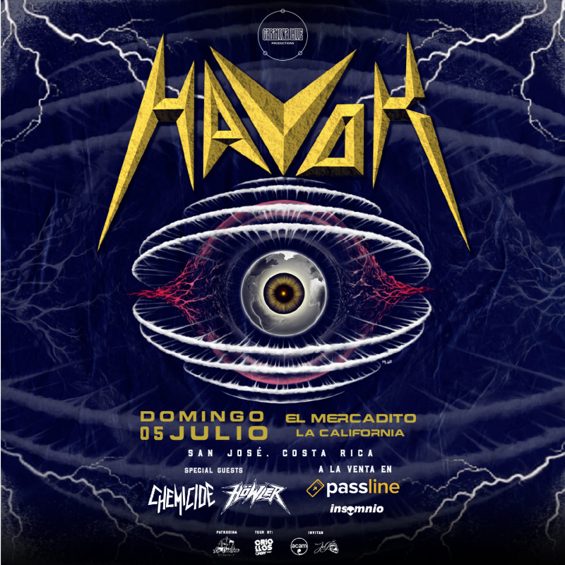 HAVOK en Costa Rica Tour Latinoamérica 2026
