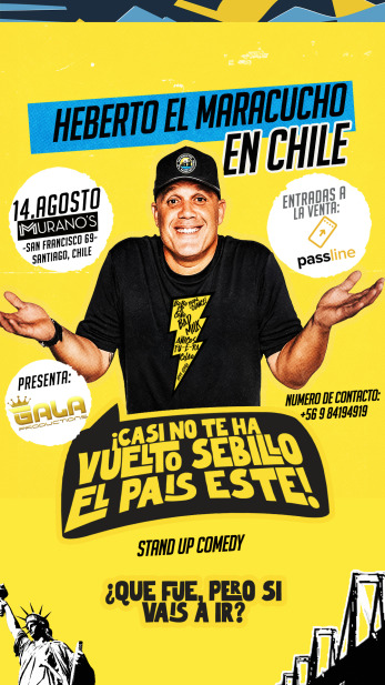 Heberto el Maracucho en Santiago de Chile