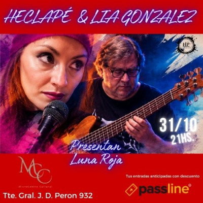 Heclape y Lia Gonzalez presentan Luna roja