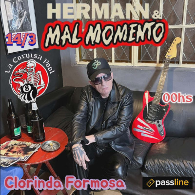 Hermann y Mal momento en La Cornisa Bar Pool Clorinda