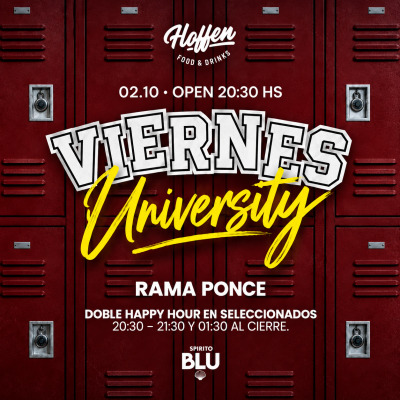 HOFFEN | VIERNES UNIVERSITARIO (+18)