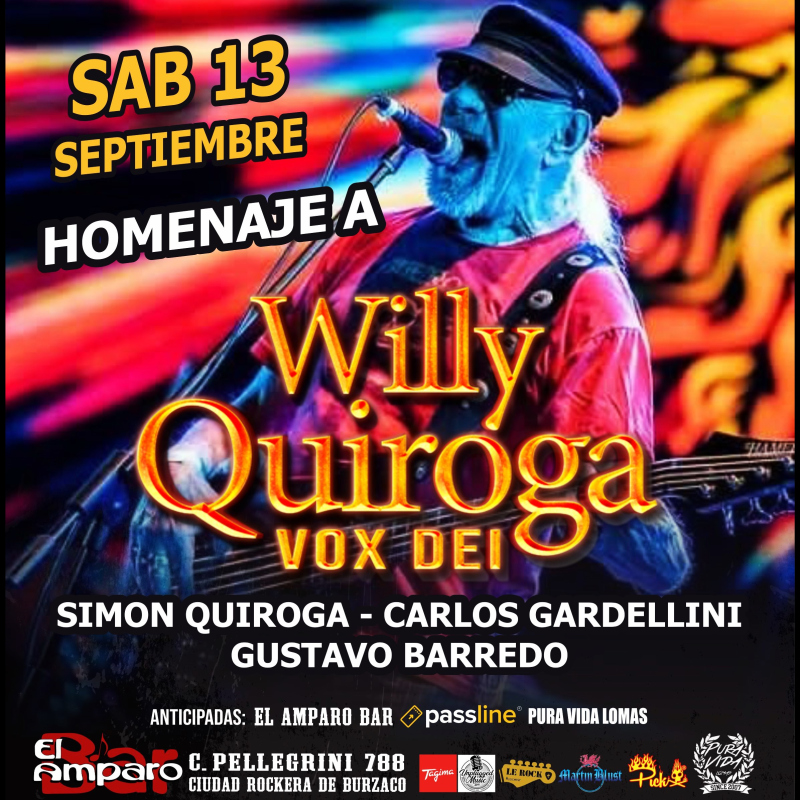HOMENAJE A WILLY QUIROGA  EN BURZACO