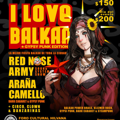 I LOVE BALKAN  PRESENTA: RED NOSE ARMY - ARAÑA CAMELLO
