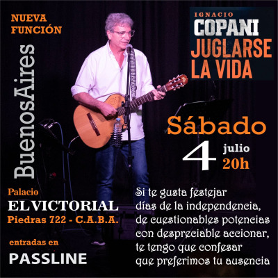 IGNACIO COPANI JUGLARSE LA VIDA EN EL VICTORIAL