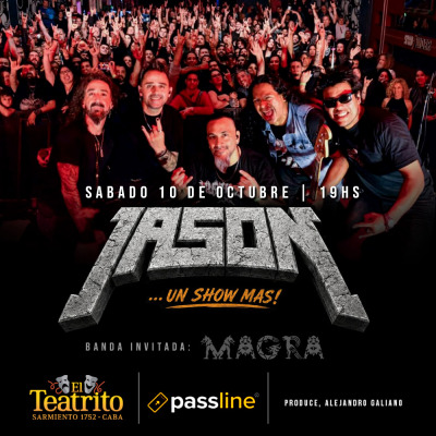 JASON - Un show más! - 10 de Octubre de 2026