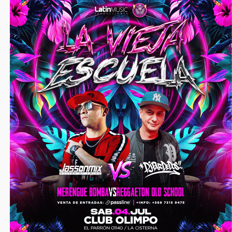 JassonMix el Máster of the Swing presenta “La vieja Escuela” Regueatton Olds schooll VS Merengue Bomba