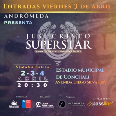 Jesucristo Superstar - Andrómeda - Viernes 3 de Abril 2026