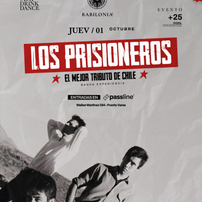 Afiche de JUEVES 01 OCTUBRE / TRIBUTO A LOS PRISIONEROS EN BABILONIA