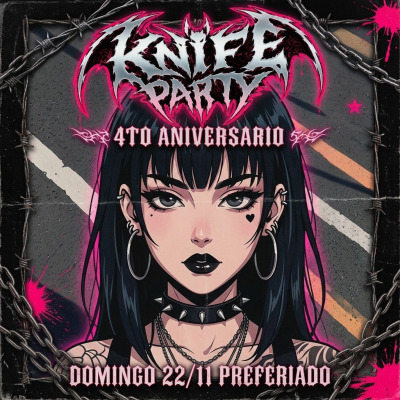 KNIFE EMO PARTY — 4º ANIVERSARIO