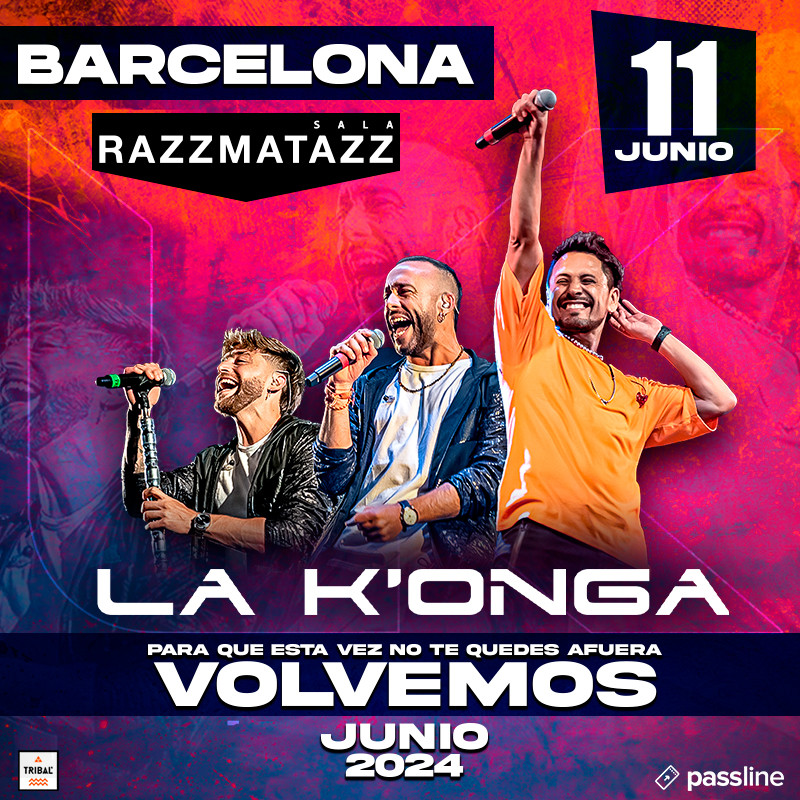 La Konga Barcelona 2024 Passline