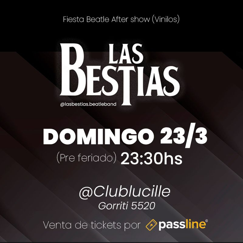 Las Bestias beatleband en Lucille