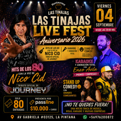 Las Tinajas Live Fest aniversario 2026