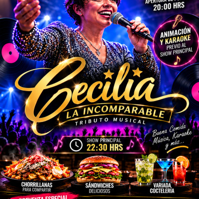 Las Tinajas live fest Cecilia La Incomparable tributo