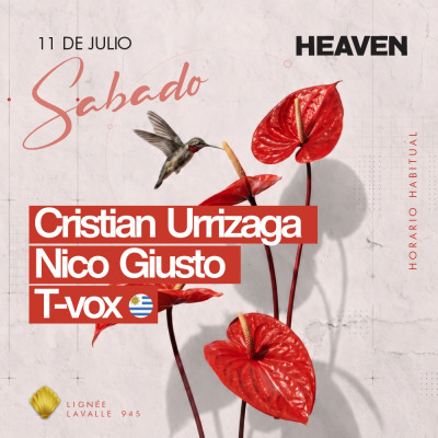 LIGNEE - SABADO 11 DE JULIO - CRISTIAN URRIZAGA - NICO GIUSTO - T-VOX 🇺🇾