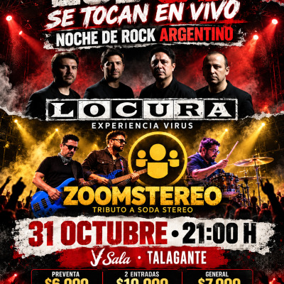 ¡¡¡ Los 80´s se tocan en vivo !!!