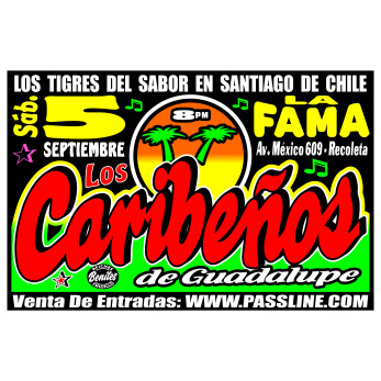 LOS CARIBEÑOS DE GUADALUPE EN SANTIAGO DE CHILE