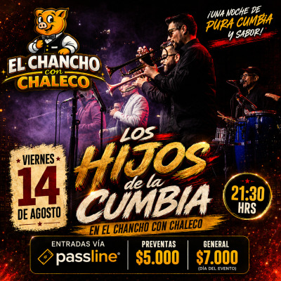 🎶🔥 ¡LOS HIJOS DE LA CUMBIA LLEGAN AL CHANCHO CON CHALECO! 🔥🎶