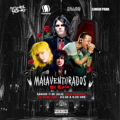 MALAVENTURADOS - Sábado 11 Julio, Sala Pandora