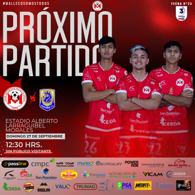 Malleco Unido vs Futuro FC. FECHA 23