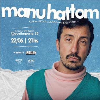 Manu Hattom + @Quetimporta.25 en Humboldt | Niceto Club