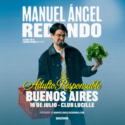 Manuel Angel Redondo presenta Adulto Responsable 16 Julio