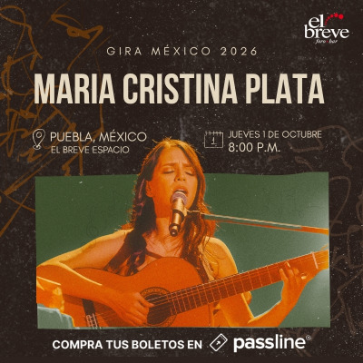 Maria Cristina Plata - Gira México 2026