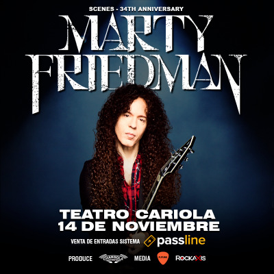 Marty Friedman en Santiago 2026