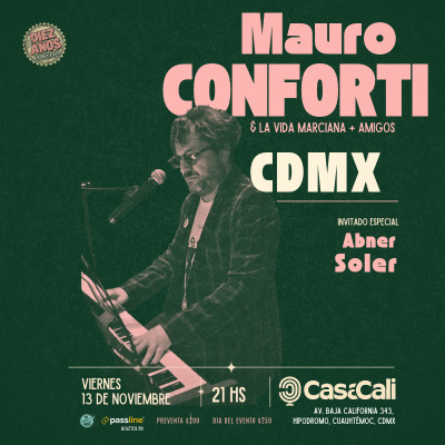 Mauro Conforti y amigos en CDMX