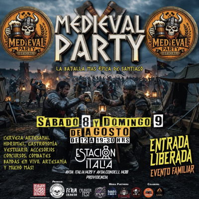 MEDIEVAL PARTY AGOSTO 2026 - ESTACION ITALIA