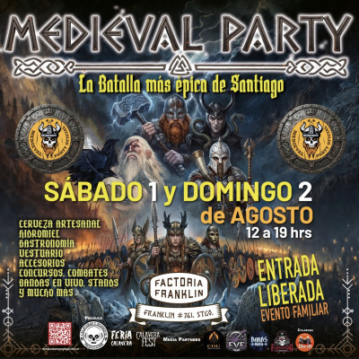 MEDIEVAL PARTY AGOSTO 2026 - FACTORIA FRANKLIN