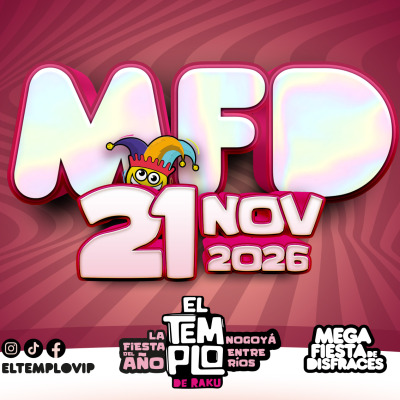 Mega Fiesta de Disfraces El Templo