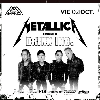 METALLICA • TRIBUTO DRINK INC.