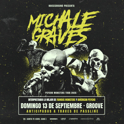 Michale Graves en Groove @13.09.2026