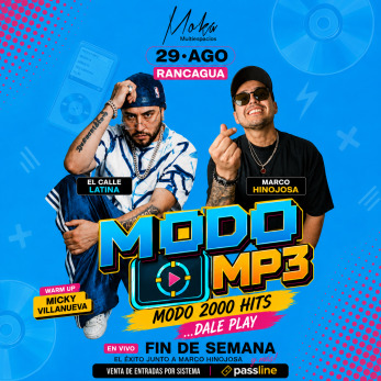 MODO MP3 | Dale Play! | Rancagua 29 Agosto | Marco Hinojosa + El Calle Latina EN VIVO