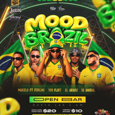 MOOD BRAZIL juevecitos OPEN BAR